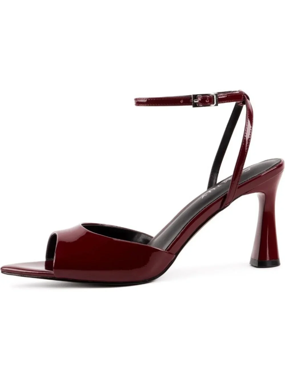 Chic Peep Toe High Heels for Women - Stylish Pointed Kitten Heeled Sandals